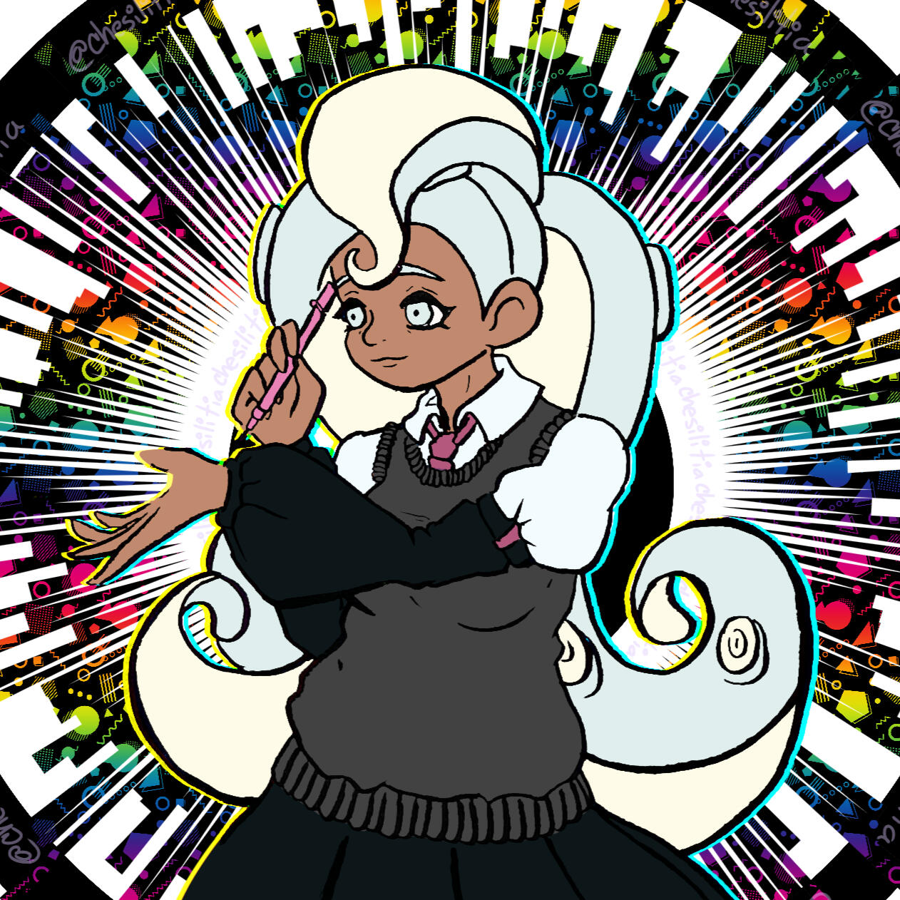 This is my Splatoon sona, Lithia ✨️